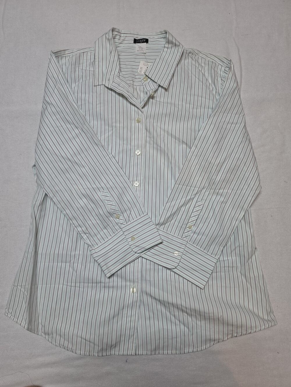 j crew Mens Button Up Long Sleeve Shirt Size XL